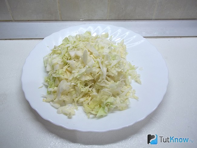 Капуста нашинкована