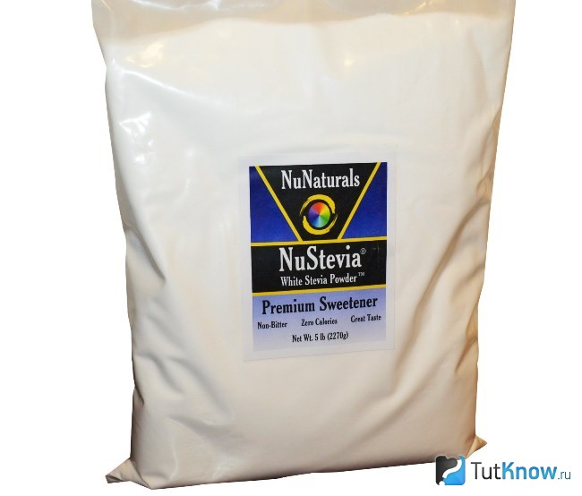 Порошок стевии NuNaturals