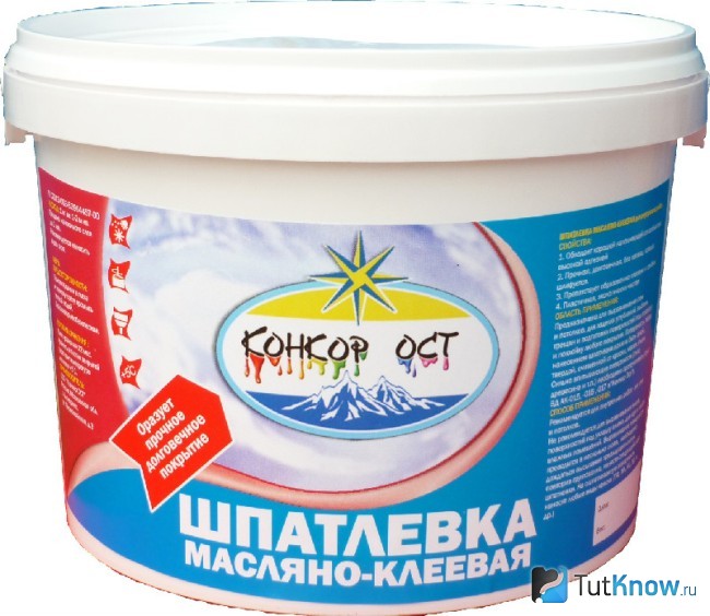 Масляно-клеевая шпатлевка