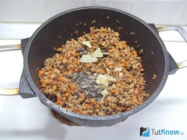 К продуктам добавлены специи