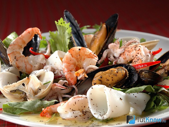 Плов с морепродуктами