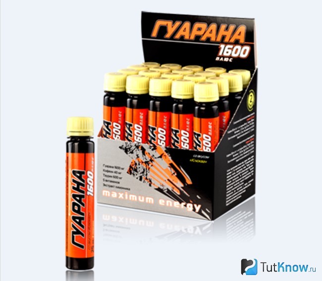 Ампулы гуараны
