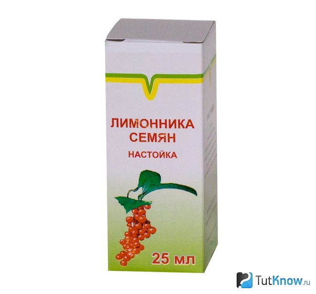 Настойка семян лимонника