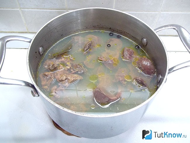 Субпродукты отварены