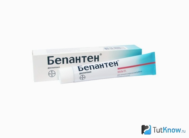 Бепантен для обработки бровей