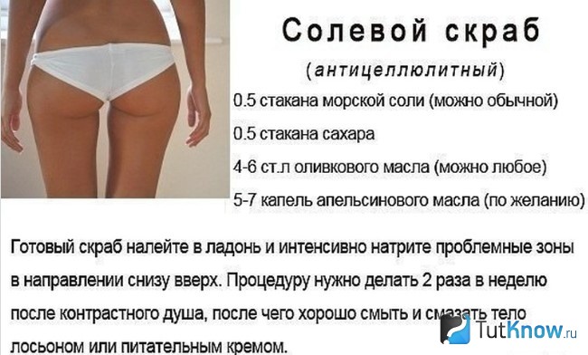 Рецепт солевого скраба