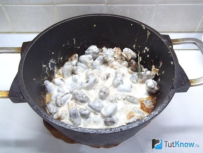 Сердечки тушатся