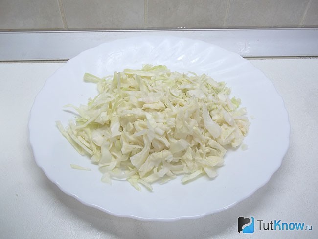Капуста нашинкована