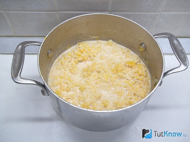 Каша варится