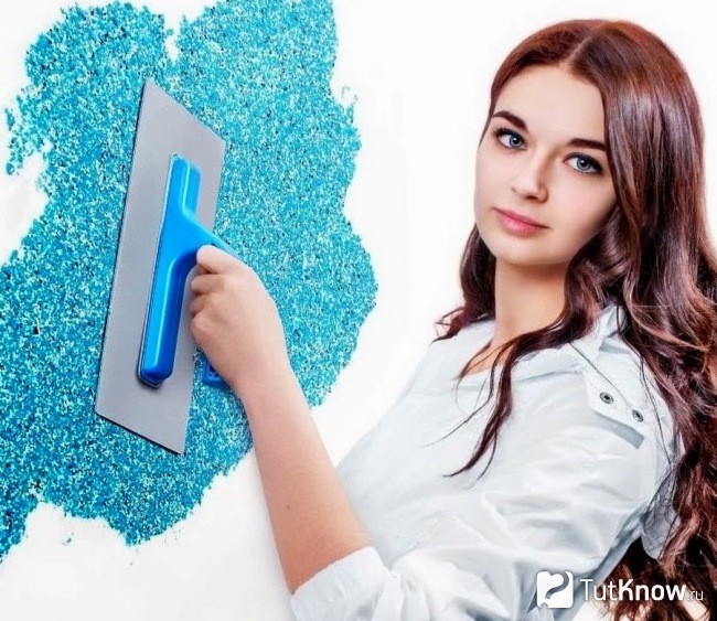 Как наносят шелковую штукатурку