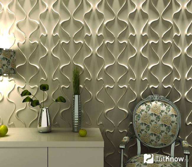 3d панели в интерьере