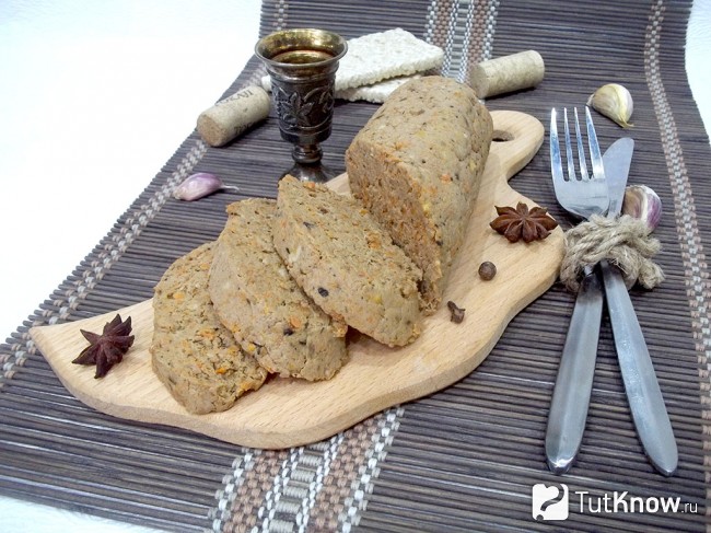 Готовый паштет из утки