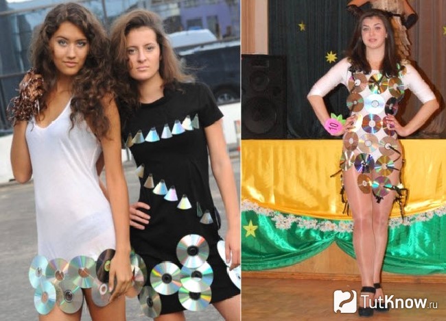 Костюм из дисков