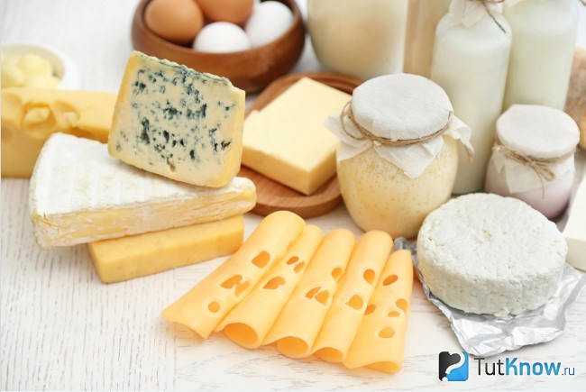 Молочные продукты