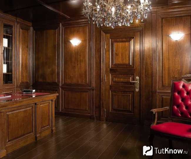 Панели из натурального дерева