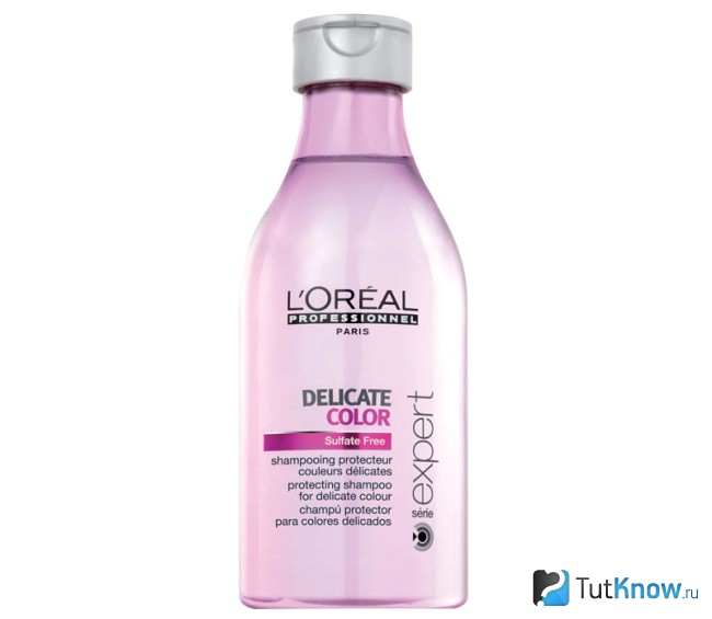 Безсульфатный шампунь L’Oreal Delicate Color