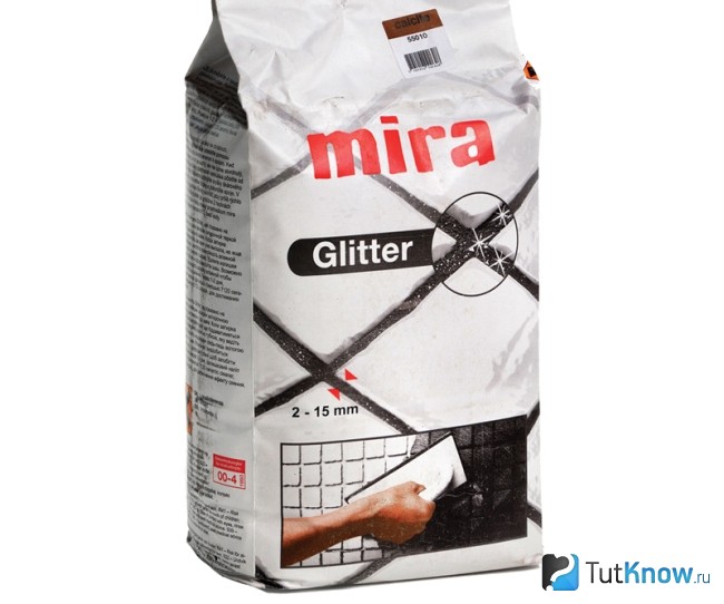 Затирка mira Glitter copper