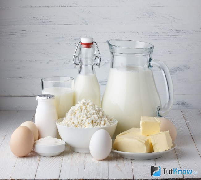 Молочные и кисломолочные продукты