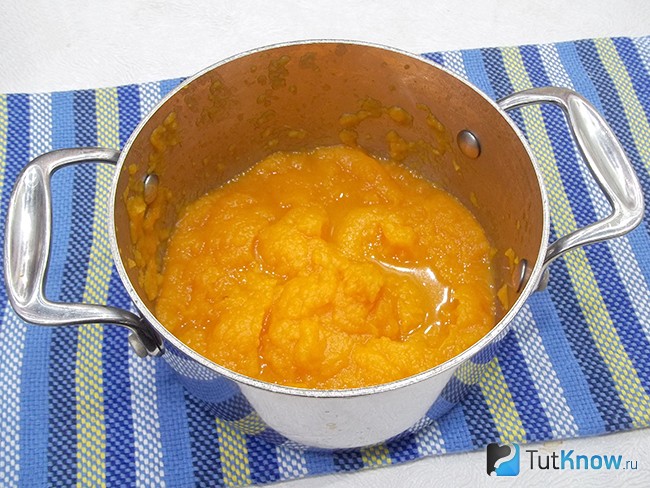 Тыква измельчена