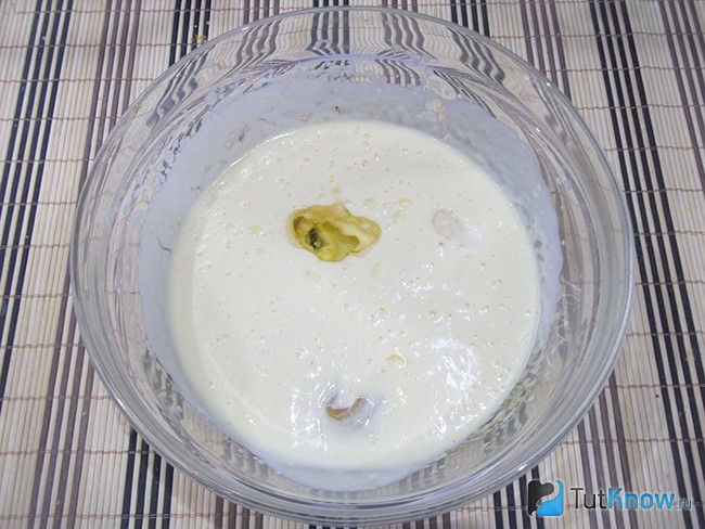 Добавлен мед, соль и растительное масло