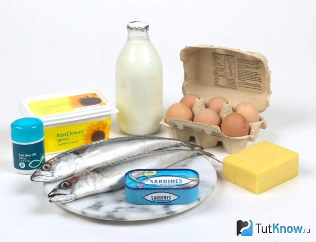 Продукты, богатые витамином Д