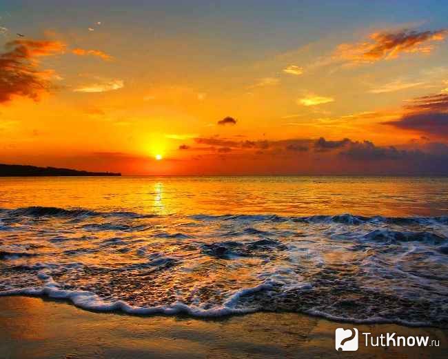 Зависимость приливов и отливов от Солнца