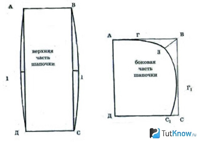 Схема изготовления капюшона бэтмена