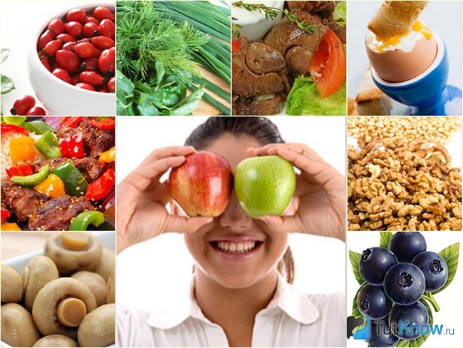 Продукты, улучшающие зрение