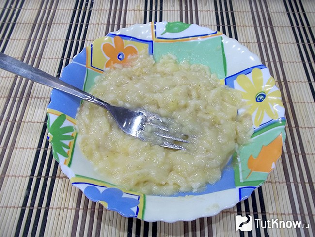Банан пюрирован
