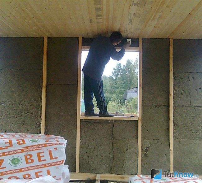 Утепление стен веранды базальтовой ватой