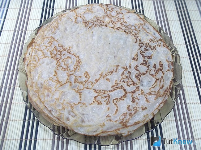 Блины испечены
