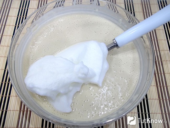 К продуктам добавлен взбитый белок