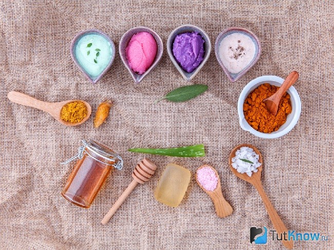 Ингредиенты для приготовления домашних масок для лица