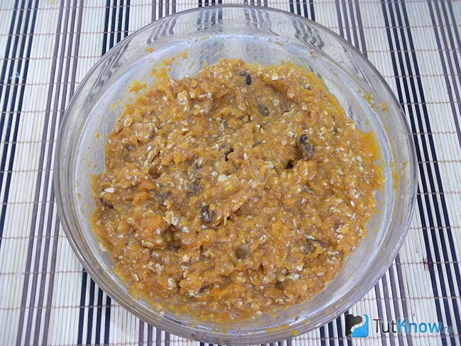 Продукты вымешаны