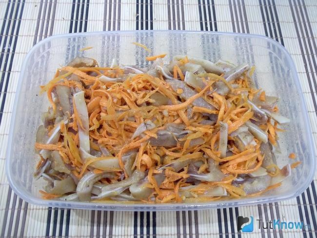 Продукты перемешаны