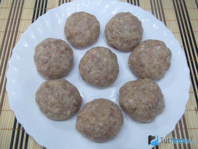 Сформированы биточки