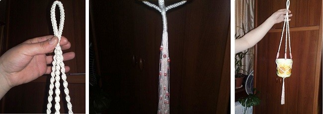 Готовое кашпо из ведерка от майонеза
