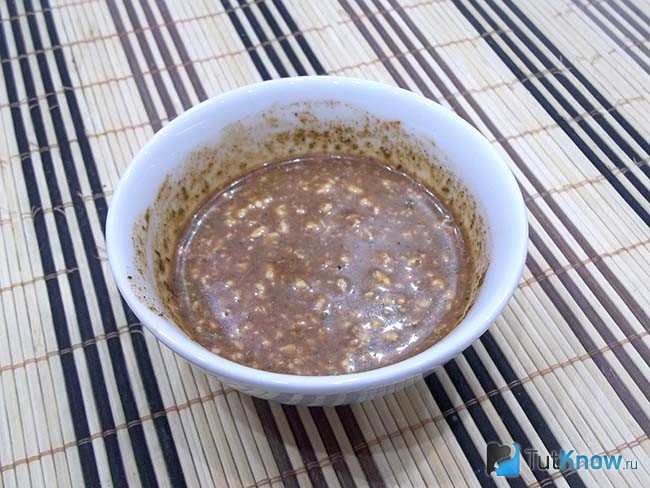 Продукты для маринада вымешаны