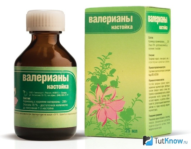 Настойка валерианы для лечения стресса