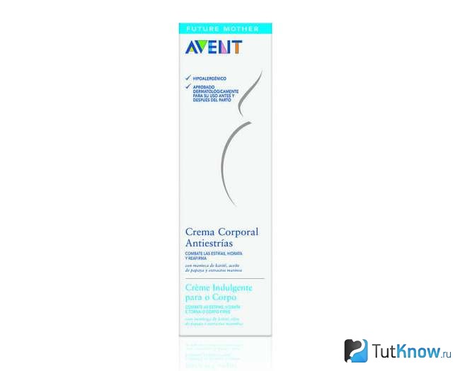 Крем Avent от растяжек на груди