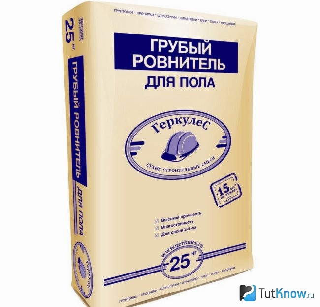 Грубый ровнитель для пола
