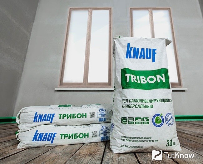 Самовыравнивающаяся смесь Knauf