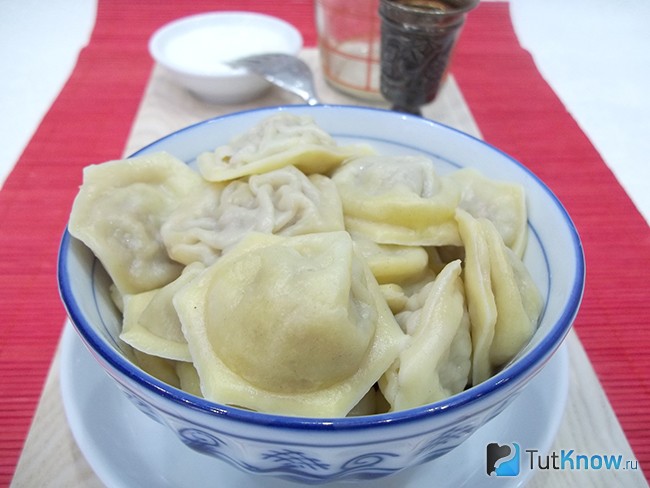 Готовые пельмени