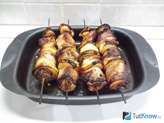 Шашлычки запечены