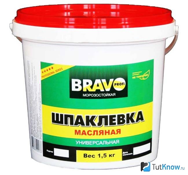 Масляная универсальная шпатлевка