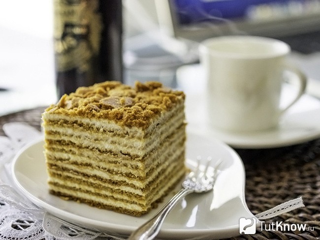 Медовик — пошаговое приготовление