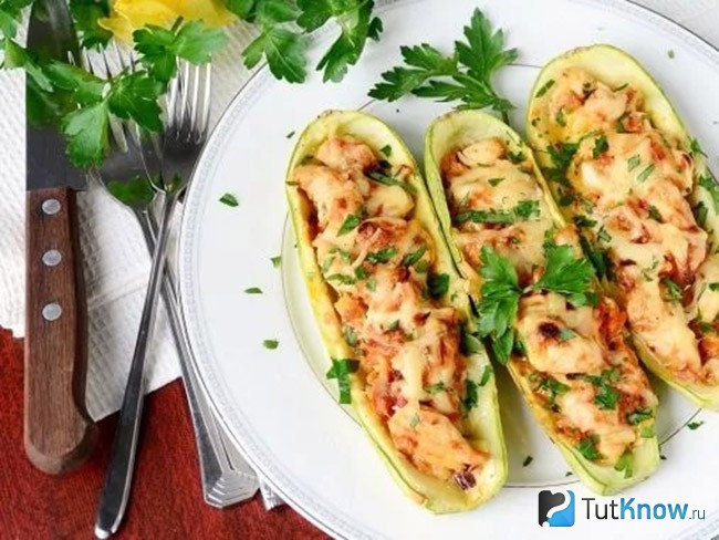 Как приготовить фаршированные кабачки