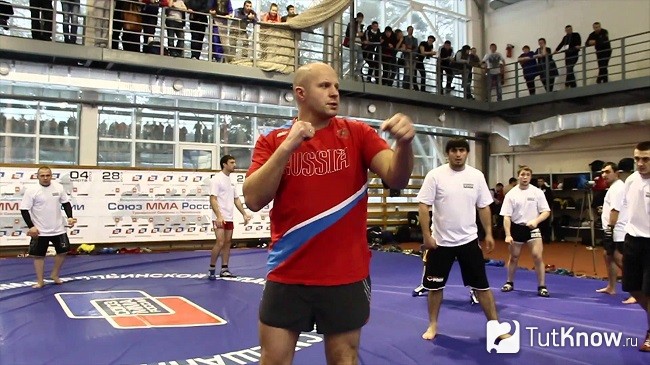 Тренировка Емельяненко