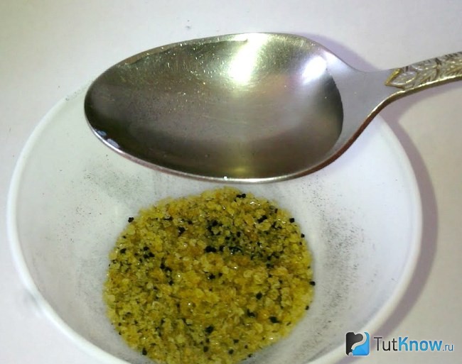 Приготовление маски из желатина и угля