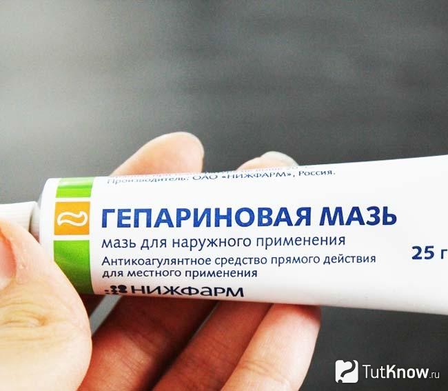 Гепариновая мазь от морщин